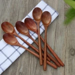 12PC Spoons Soup Eco Friendly Japanese Tableware Natural Ellipse Wooden. Fixed Price $15.49.