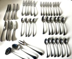 Dansk Torun Stainless Silverware Flatware Serving Iced Tea Spoons 40PC Vtg Japan. Fixed Price $365.00.