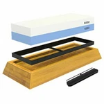 Knife Sharpening 2 Side Grit 1000/6000 Whetstone Sharpener Nonslip. Fixed Price $24.99.