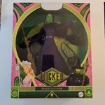 Mattel Deluxe Wicked Elphaba Doll With Stand, Hat, Broom, & Bag. Fixed Price $59.93.