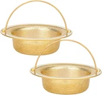 Snailhouse Sink Strainers, 2 Pack 4.5 Inches Stainless Steel Kitchen Mesh.... Fixed Price $20.41.