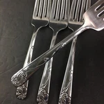 Lot Of Wallace Trellis Stainless Salad Dessert Forks 6 1/4. Fixed Price $29.00.