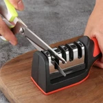Kitchen 3-SEGMENT Knife Sharpener Household Multi-functional Hand-held Three-pur. Fixed Price $18.99.