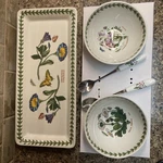 Portmeirion Botanic Garden 5-PIECE Hostess Set Bowls Tray. Fixed Price $40.00.