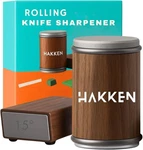 Hakken Rolling Knife Sharpener With Diamond Sharpening Stone For Kitchen New. Fixed Price $32.00.