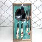 New Pioneer Woman 3 Piece Hostess Set Timeless Floral Rare. Fixed Price $75.00.