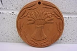 Boston Warehouse Terracotta Bread Warmer With Wheat Sheaf Design.. Fixed Price $13.10.