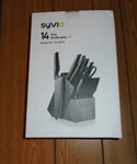 Syvio Knife Sets For Kitchen With Block, 14 Piece YS-2022. Fixed Price $33.68.