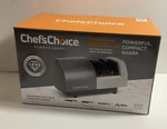 New- Chefs Choice Always Knife Sharpener, 2-STAGE, Powerful& Compact. Fixed Price $54.00.