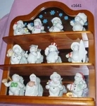 Lenox 12 Months Of Snowmen Sculpture Complete Set With Display Shelf New In Box. Fixed Price $169.99.