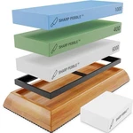 Pebble Knife Sharpening Stones Kit -grits 400/1000/6000. Fixed Price $70.00.