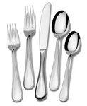 Mikasa Bravo 267045 Silver 65 Piece Flatware Set. Fixed Price $227.50.