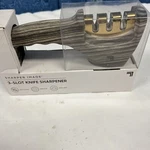 Sharper Image 3-SLOT Knife Sharpener Kitchen Nib. Fixed Price $18.99.