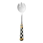 Mackenzie-childs Courtly Check Casserole Steel Fork Porcelain Handlemade New Box. Fixed Price $64.50.