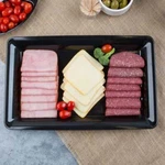 Fineline RC473.BK, 12X18-INCH Platter Polystyrene White Rectangular Tray, 20/CS. Fixed Price $103.93.