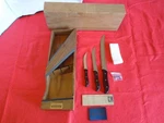 Vintage New Buck Empress Trio Royalty Line 3 Kitchen Knife Set With Hangar Box. Fixed Price $249.99.