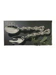 Studio Nova Silver Plate Serving Spoon & Fork Hostess Set Nib. Fixed Price $22.99.