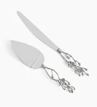 Michael Aram White Orchid Wedding Cake Knife & Server Set. Fixed Price $115.00.