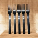 Herdmar 18/10 Portugal Forks, Matte Black Stainless Steel (5). Fixed Price $28.00.