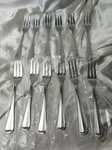 Winco Lafayette Heavy Duty Stainless Steel Salad Fork Set Of 12. Fixed Price $13.95.