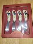 Lenox Winter Greetings Knife Spreaders Stainless Steel (1 Set Of 4) New Box. Fixed Price $19.95.