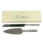 Lenox Devotion Piece Dessert Set Cake Knife & Server Silverplate 825522. Fixed Price $16.99.