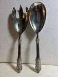 Godinger Silver Art Gsa Ornate Plate-server Set Salad Large 11". Fixed Price $8.98.