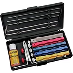 Lansky 5 Stone Professional Sharpening System With Honing Oil & Case Lkcpr New. Fixed Price $59.26.