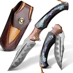 Japanese SKD11 Steel Core Folding Knife, Ebony Lined Lock Handle, Edc Pocket .... Fixed Price $241.79.