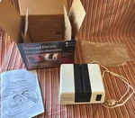 Knife Sharpener Firestone Vtg. Electric 1902W White One-step Elec. & Serrated. Fixed Price $47.65.
