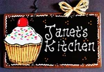Cupcake Overlay Personalized Name Kitchen Sign Decor Wood Wall Art Hanger Plaque. Fixed Price $13.54.
