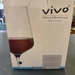 Villeroy & Boch Vivo 18.5OZ 2 Piece Red Wine Glasses New Box Germany. Fixed Price $33.00.