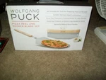 Wolfgang Puck Pizza Peel And Rocker Blade Set New In Box. Fixed Price $27.00.