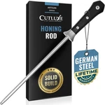 Cutluxe Honing Rod, Professional Knife Sharpener 10" Steel Erg.... Fixed Price $34.37.