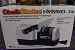 "chefschoice" Hybrid 210 Diamond Hone Knife Sharpener. Fixed Price $45.00.