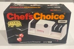 New Chef's Choice Chrome Professional Diamond Hone Electric Knife Sharpener 110. Fixed Price $64.95.