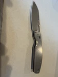 Cjrb Ekko J1929B Pocketknife AR-RPM9 Drop Point Button Lock Silver. Fixed Price $35.50.