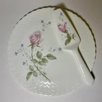 Mikasa April Rose Serving Plate And Cake Server 11" B2053 Made Japan. Fixed Price $15.99.