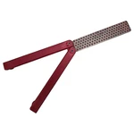 Dmt Diafold Single-sided Fine Red Folding Diamond Sharpener Knife Blade Usa. Fixed Price $19.99.