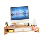 Kuaiyu Triangle Monitor Stand Riser,cut Save Space Desktop Corner,de.... Fixed Price $58.47.