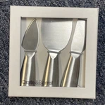 Crate And Barrel Stainless Steel Cheese Knives, Set Of 3 New Box. Fixed Price $20.00.