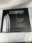 Benicci Premium Knife Sharpening Stone Kit Set. Fixed Price $24.95.
