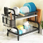 Large Dish Drying Rack 1EASYLIFE Stainless Steel Drainer, 2 Tier. Fixed Price $179.94.
