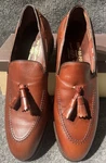Foot-so-port Supreme Men Shoes 9.5 Aa (u.s.) S5532 Brown Tassel Loafers New. Fixed Price $120.00.