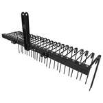 Field Tuff 3 Point 72 Inch Durable Powder Coated Steel Pine Straw Rake, Black. Fixed Price $264.99.
