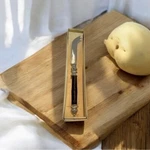 Cypress Home Mango Moon Bamboo Handle Cheese Knife 9.5" Stainless Steel Vintage. Fixed Price $31.00.