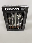 New Cuisinart Elite French Rooster 20 Piece Flatware Set Stainless Box. Fixed Price $109.95.