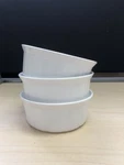 Set Of 3 Vintage Corning Ware French White F-16-B Casserole 500ML 16OZ Ramekins. Fixed Price $20.00.
