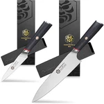 Kessaku 8" Chef & 4" Paring Knife Set Spectre Series AUS-8 High Carbon Steel. Fixed Price $69.99.