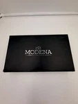 Modena Matte Black Cheese Knife 3 Piece Set Tapered Steel In Magnet Box. Fixed Price $62.10.